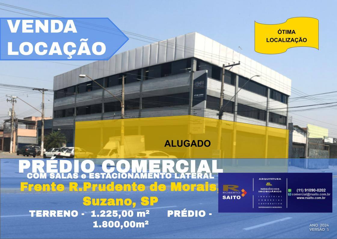 Prédio comercial de 1.800,00 m² em frente à Rua Prudente de Morais
