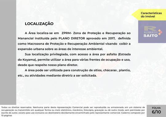 Apresentação — Área de 112.975,00 m² em Zona de Preservação Ambiental — imagem 6