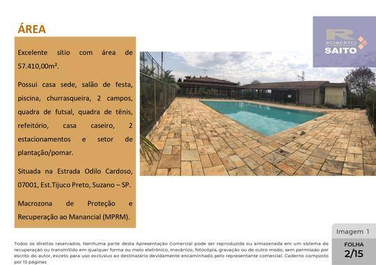 Apresentação — Sítio com infraestrutura em área de 57.410,00 m² — imagem 2