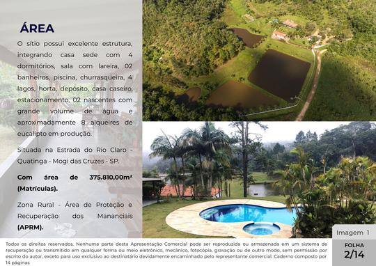 Apresentação — Chácara com infraestrutura em área de 375.810,00 m² — imagem 2