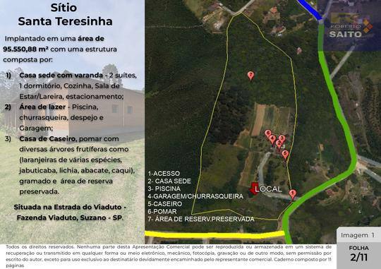 Apresentação — Sítio com infraestrutura em área de 95.550,88 m² — imagem 2