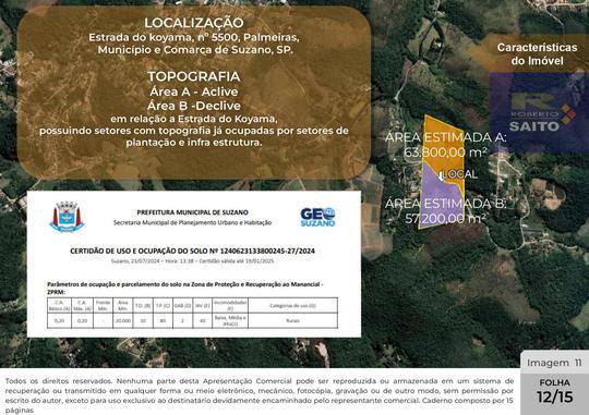 Apresentação — Área de 121.000,00 m² em Zona de Preservação Ambiental — imagem 8