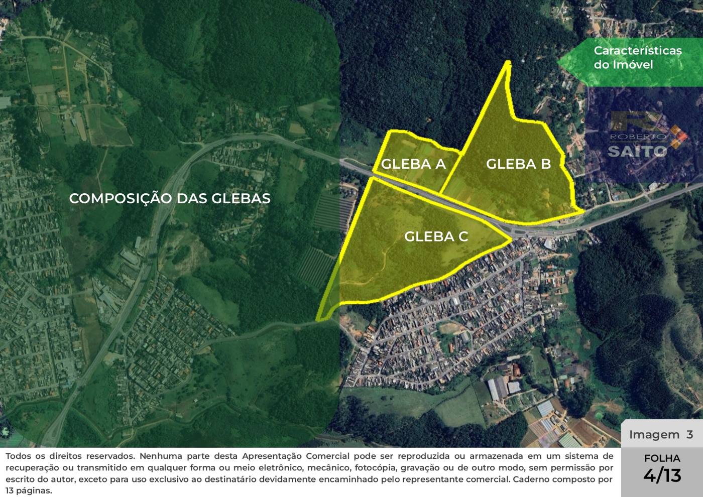 Apresentação — Área de 399.249,23 m² com frente para a Rodovia Índio Tibiriçá — imagem 4