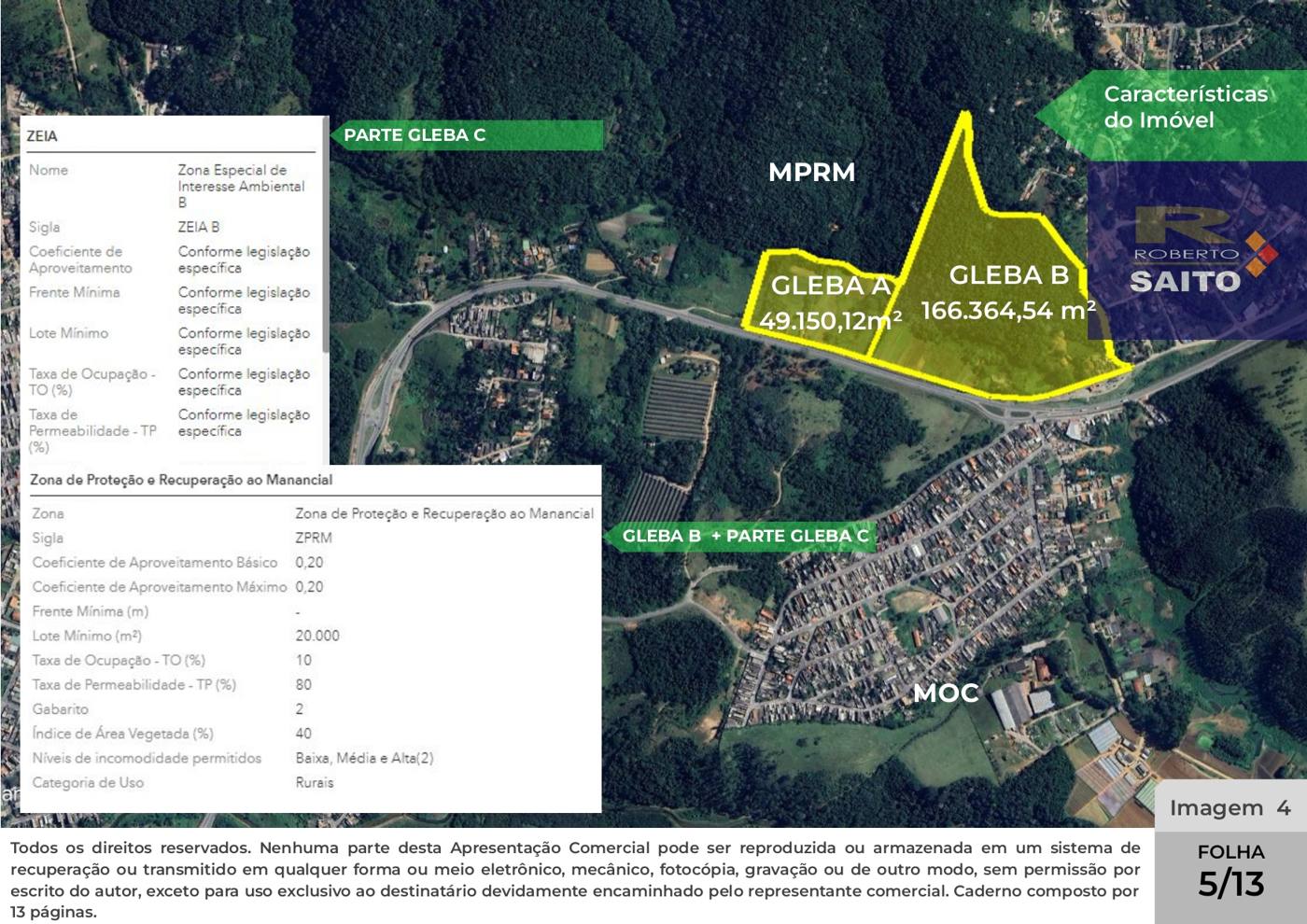 Apresentação — Área de 399.249,23 m² com frente para a Rodovia Índio Tibiriçá — imagem 5