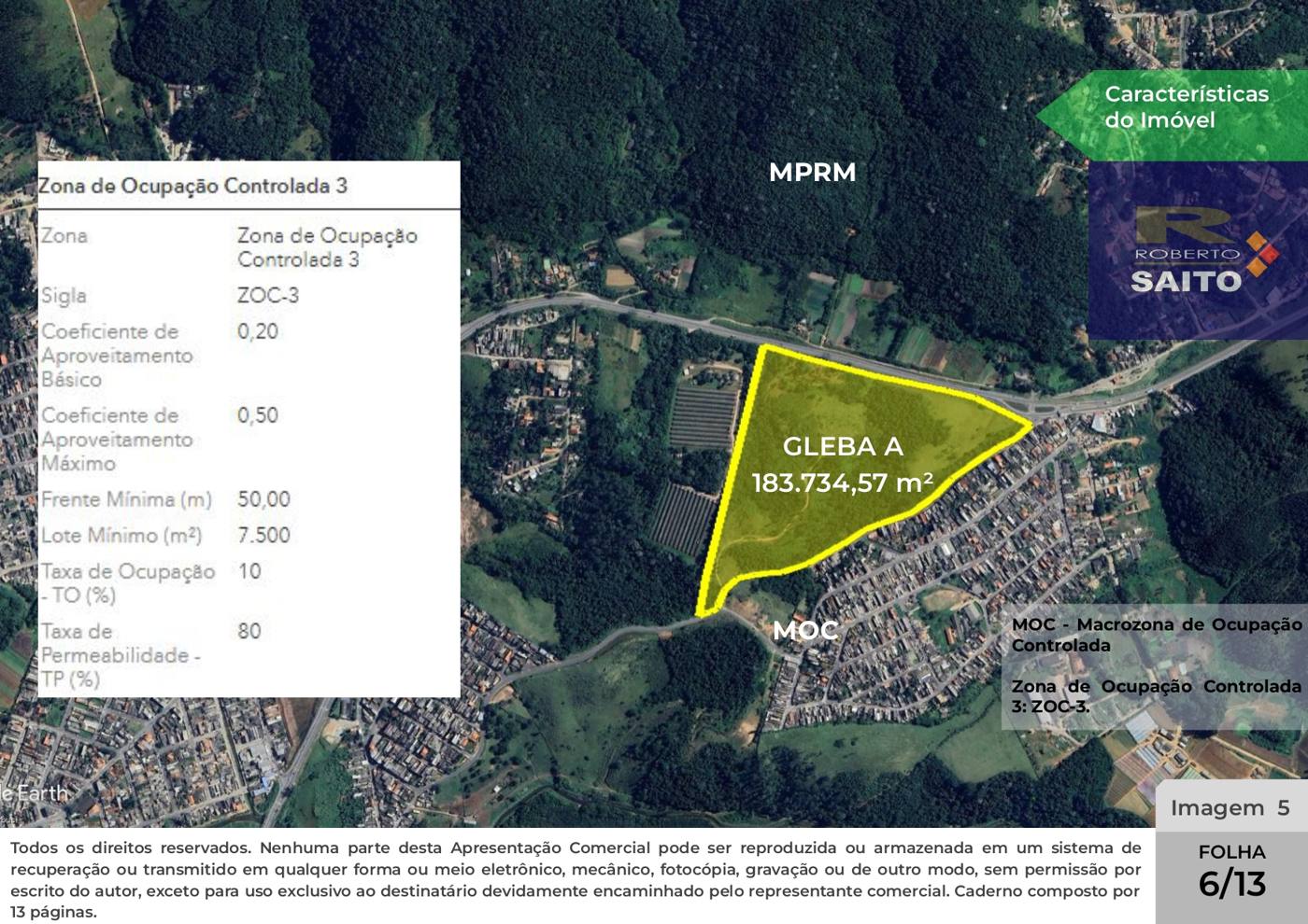 Apresentação — Área de 399.249,23 m² com frente para a Rodovia Índio Tibiriçá — imagem 6