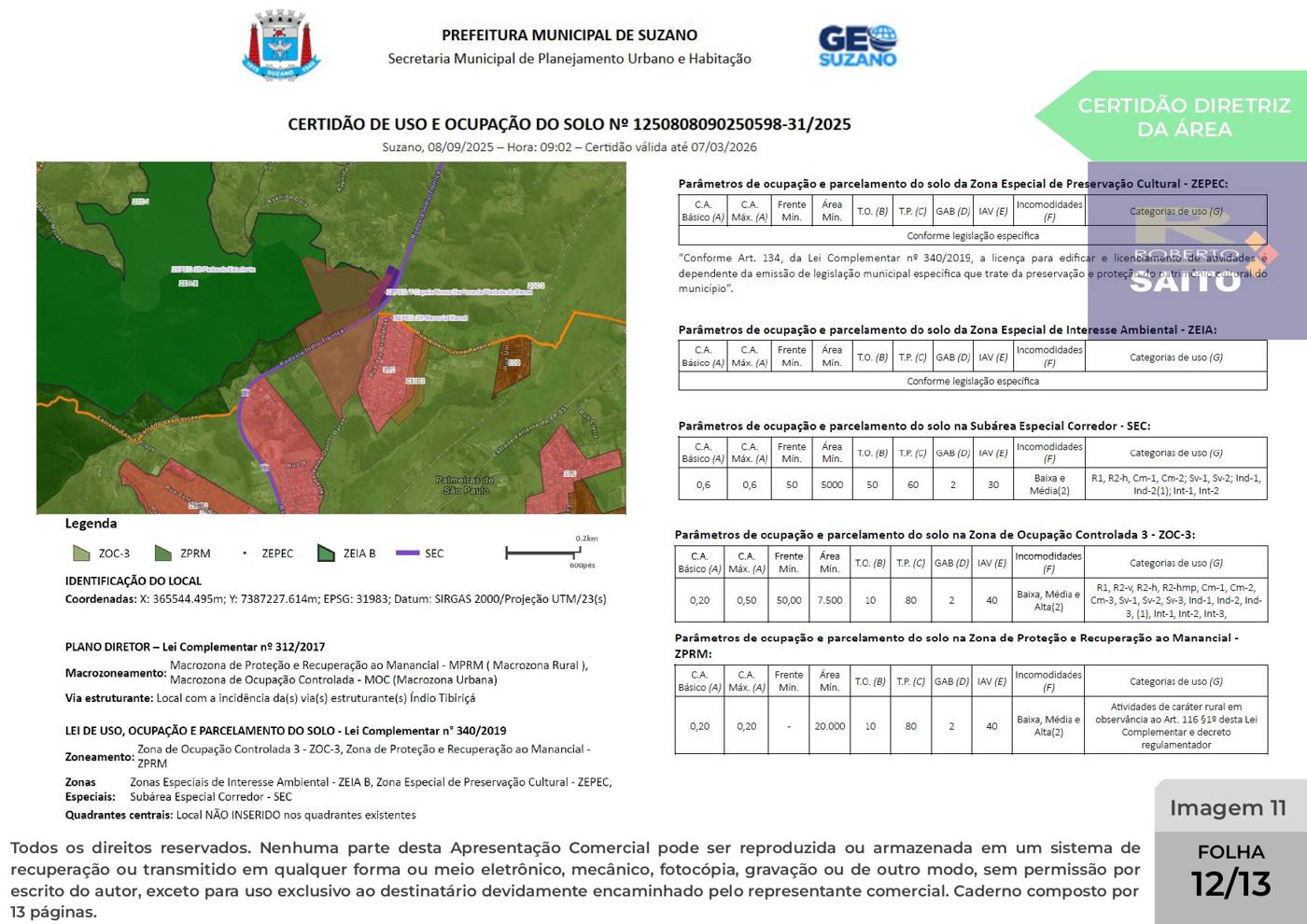 Apresentação — Área de 399.249,23 m² com frente para a Rodovia Índio Tibiriçá — imagem 12