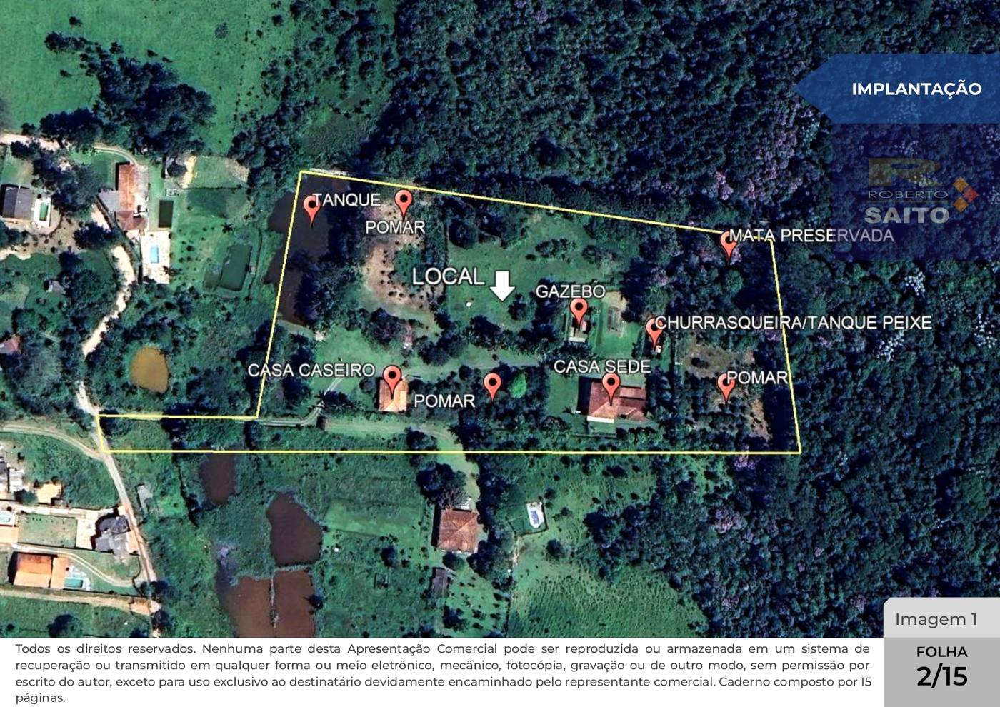 Apresentação — Sítio com lazer completo em área de 22.285,00 m² — imagem 2